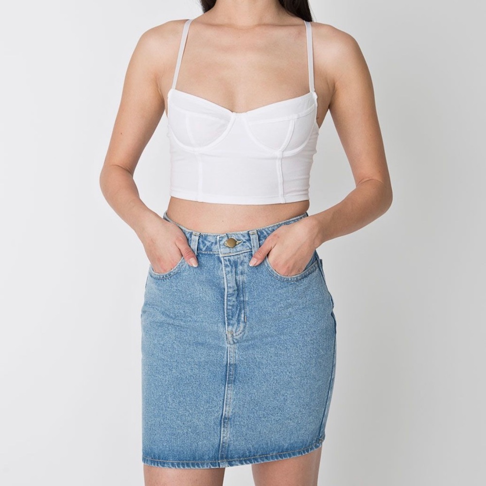 American Apparel denim pencil skirt